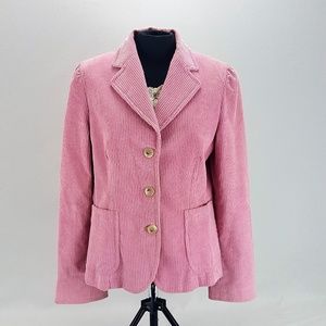 Banana Republic Womens Jacket Blazer Corduroy 10